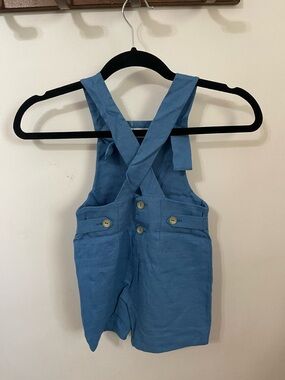 1960s Merry Mites blue overalls shorts